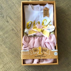 Baby Aspen My 1st Birthday Outfit